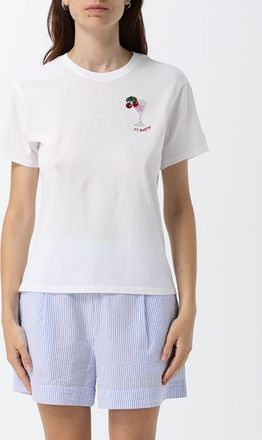 MC2 Saint Barth T-shirt in cotone a girocollo con stampa grafica e logo