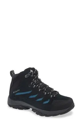 Columbia Crestwood Hiking Shoe in Black/Skylight at Nordstrom Rack, Size 10.5