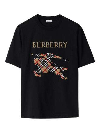 Burberry Black Crew Neck T-Shirt