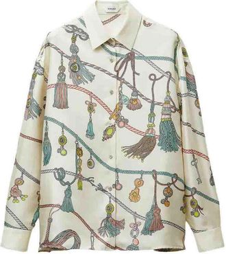 Versace Silk Twill Print Shirt