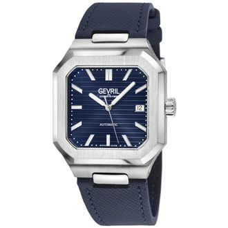 Gevril Group Grand Concourse Blue Dial Mens Watch 41301