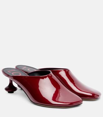 Loewe Toy 45 patent leather mules