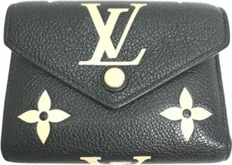 Louis Vuitton Tweedehands leren portemonnees - Dames - Vintage Accessoires - Zwart - ONE Size - Vintage