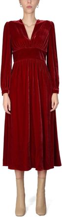 Moschino Panné Velvet Dress