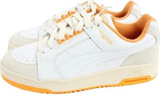 Puma Sneakers, male, White, Size: 11 1/2 US Retro White Sneakers for Men