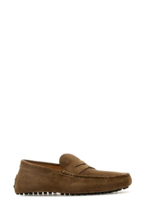 Tod's Mens Gommino Loafer Brown Suede