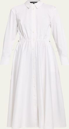 Toccin Anika Long-Sleeve Shirtdress