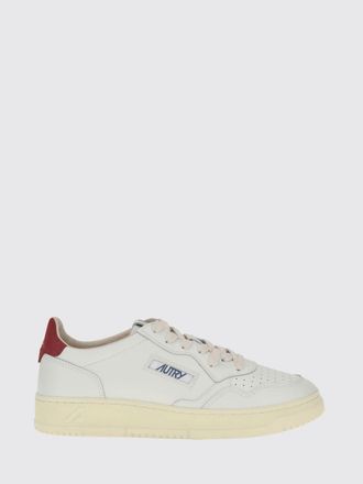 Autry Medalist Low Trainers in Smooth Calfskin with Perforated Toe