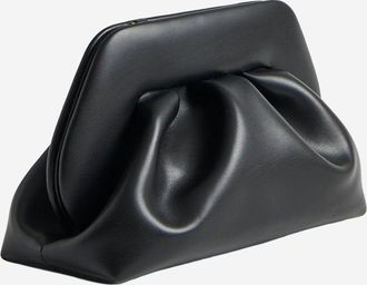 Themoir&egrave; Womens Vegan Fabric Bag Black Handbags Hand