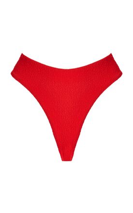 Mara Hoffman Cece Bikini Bottom - Red - XS - Moda Operandi