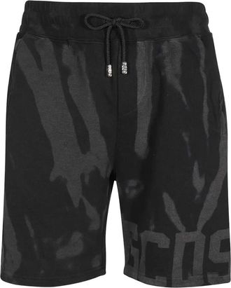 GCDS Shorts running con logo - Nero