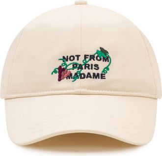 Dr&ocirc;le de Monsieur Off White Logo Baseball Hat