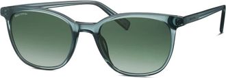 Marc O'Polo Flat Square Zonnebril - Dames - Accessoires - Groen - Maat: 52 MM