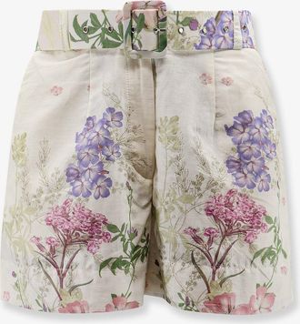 Charo Ruiz Ibiza Short Pansy in misto cotone con motivo floreale all-over - CHARO RUIZ IBIZA - gender_Woman