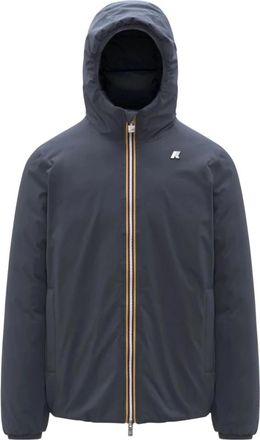 K-Way Jack ST Thermo Reversible Jacket - Heren - Gewatteerde jassen - Blauw - 2XL - Leer - Jassen