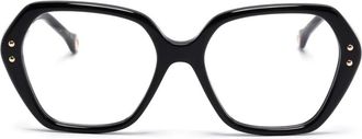 Carolina Herrera Occhiali geometrici - Nero