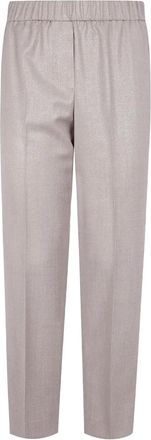 PESERICO Pantaloni dritti elasticizzati - Toni neutri