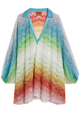 Missoni Patterned Metallic-knit Cover-up - Multicoloured - 42 (UK12 / M)