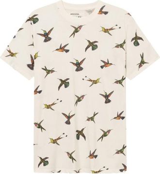 Dedicated T-Shirt Stockholm Hummingbirds T-Shirt f&uuml;r Herren | wei&szlig;