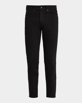 Rag & Bone Mens Fit 2 Black Denim Slim Fit Jeans