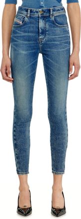 Diesel Skinny Jeans High Waist 1984 Slandy-High - Jeans - Woman - Blue