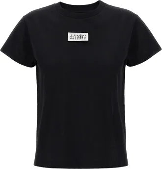 Maison Margiela MM6 Maison Margiela Zwart Katoenen T-Shirt