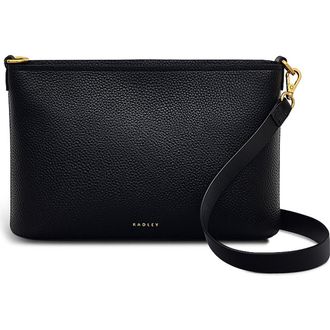 Radley London Newton Avenue Zip Top Crossbody Bag in Black at Nordstrom Rack, Size Small