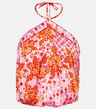 Poupette St Barth Top Isabelle con stampa