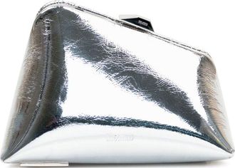 The Attico Clutch Midnight mini - Argento