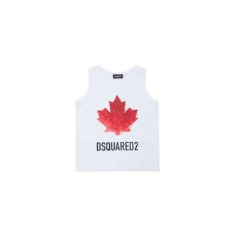 Dsquared2 Uomo, Top, Bianco, 16 Y, new