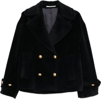 Tagliatore Sheila short coat - Blue