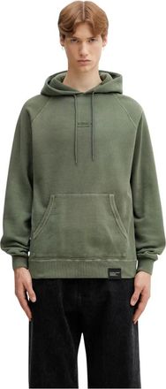 Neighborhood Hoodies & sweatvesten, Heren, Groen, M, Katoen, Pigment Dyed Sweat Hoodie