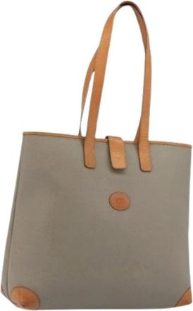 Dior Pre-owned Vintage Tote Bag - Dames - Vintage Shopper - Grijs - ONE Size - Leer - Vintage