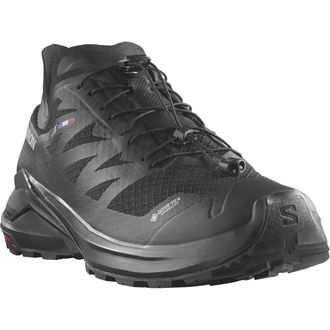 Salomon Trailrunningschuh SALOMON XA META GORE-TEX MIF, Herren, Gr. 42,5, schwarz (schwarz, schwarz, schwarz), Synthetik, Textil, Schuhe Trailrunningschuh, wa
