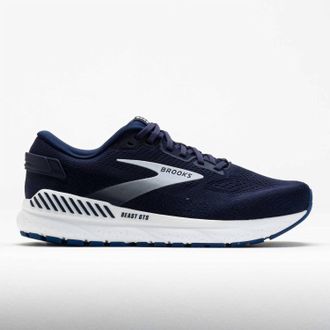 Brooks Mens Beast Gts 24 Running Shoes In Peacoat/true Navy/white