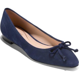 Cole Haan Paget Ballet Flat in Ch Midnight Moon Suede at Nordstrom Rack, Size 5