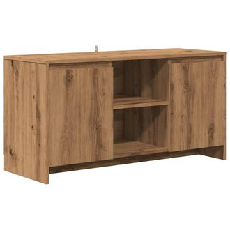 Berkfield Home TV Cabinet Artisan Oak 102x37.5x52.5 cm Engineered Wood in Brown