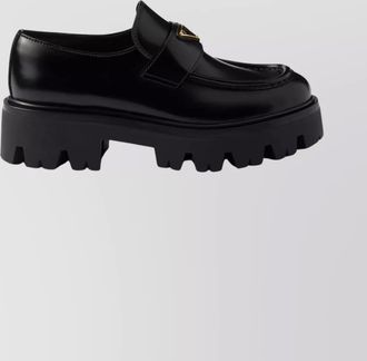 Prada modern loafers with chunky sole design