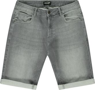 Cars Jeans Jeansbermudas CARS JEANS COLORADO Denim Short, Herren, Gr. XXL, N-Gr, grau used, Denim/Jeans, Obermaterial: 76% Baumwolle, 22% Polyester, 2% Elasthan,