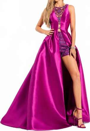 Rachel Allan Prom Gown In Violet