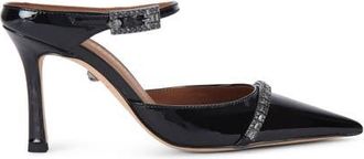 Kurt Geiger Embellished Pointed Toe Ankle Strap Pump in Black at Nordstrom, Size 10.5Us