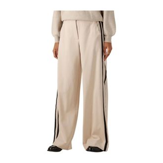Minus Broeken, Dames, Beige, S, Polyester, Judine High Waist Pant