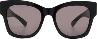 Gucci Grey Butterfly Ladies Sunglasses GG1789S 001 53