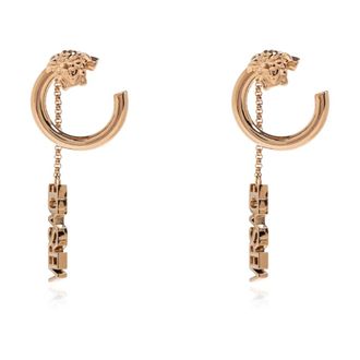 Versace Long Logo Earrings - Dames - Oorbellen - Geel - ONE Size - Accessoires