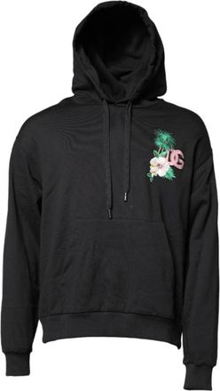 Dolce & Gabbana Heren, Sweatshirts & Hoodies, Zwart, Maat: 2XL Katoen