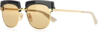 Gucci Gold Metal Sunglasses
