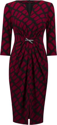 Joseph Ribkoff Elegante Blazer Jurk - Dames - Casual kleedjes - Rood - XL - Kleedjes