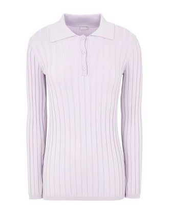 8 by YOOX RIB-KNIT L/SLEEVE POLO