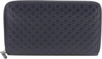 Gucci Pre-owned Wallets, male, Black, Size: ONE SIZE Pre-owned Long wallet (bi-fold)