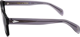 Rag & Bone RNB5045S80754 54mm Black Sunglasses - Black